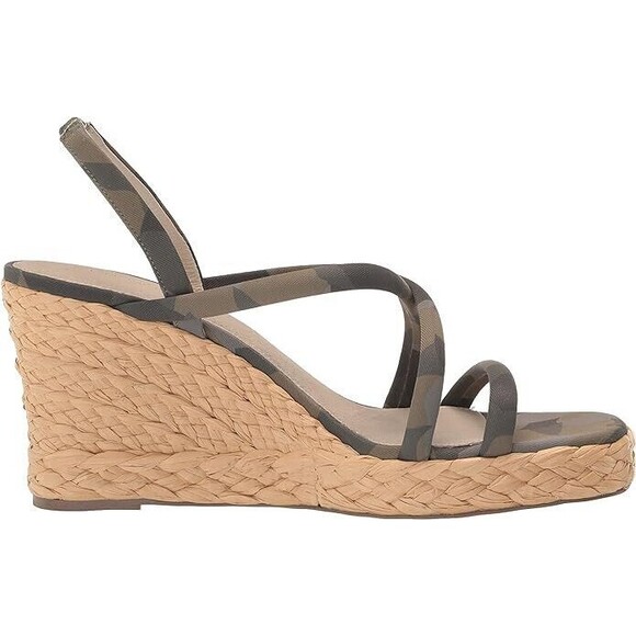 Sanctuary Women's Wilder Leather Wedge Sandal Green Multi 6.5 NEW IN BOX - Picture 4 of 8